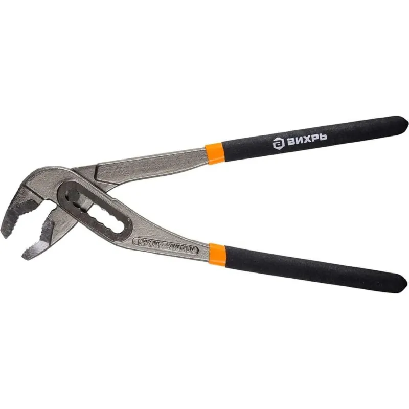 Клещи переставные,250 мм.обливные рукоятки Вихрь 73/6/3/4 2168456