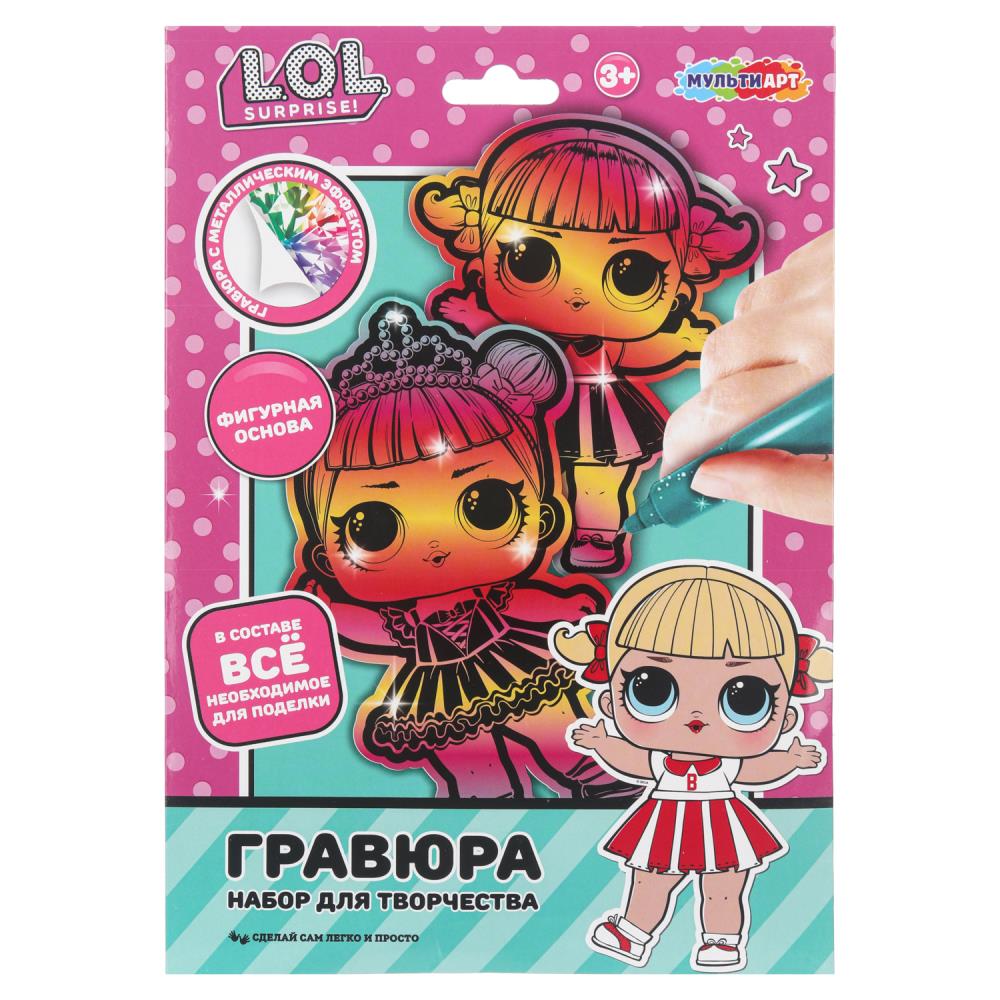 Фигурная гравюра "Лол", 2 шт. MultiArt SCRFIG-125449 (120)