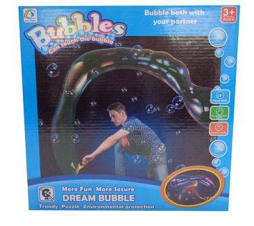 Детский набор для запуска мыльных пузырей с 2 круглыми рамками Dream Bubble, 200 мл арт 6688-4