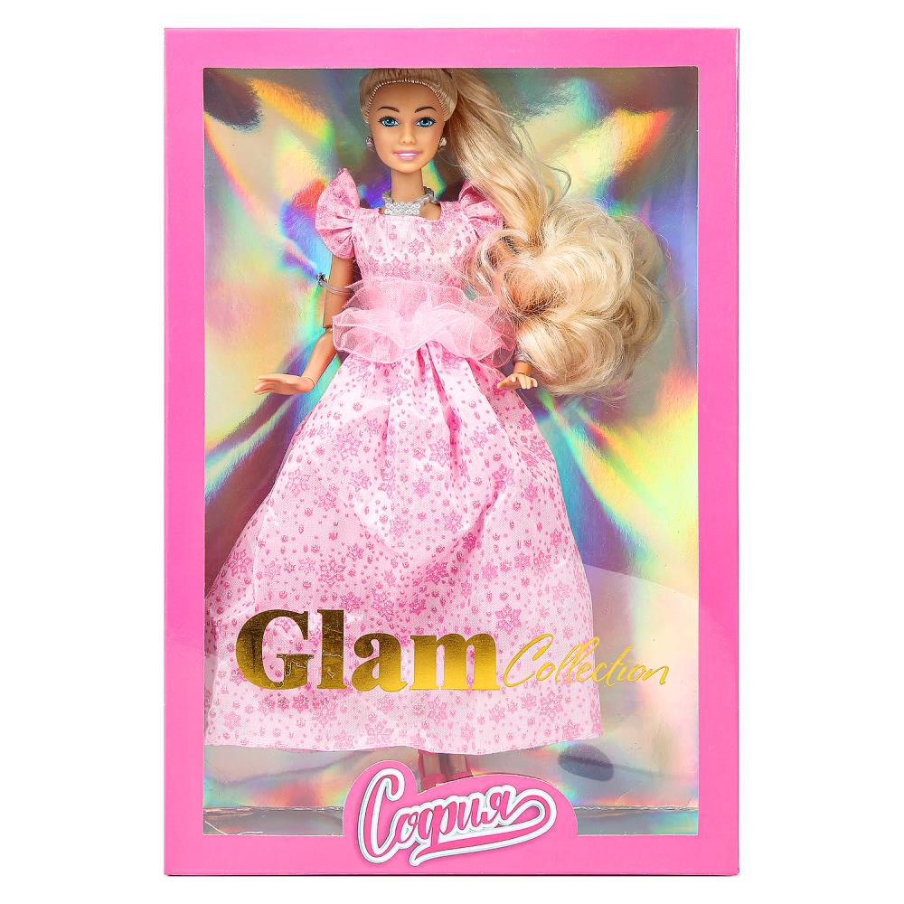 Кукла 29 см. София, подвижная, аксессуары в наборе Карапуз 66001-PC2-BB