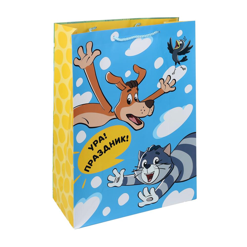 Пакет подарочный матовый "Союзмультфильм" XL, 140 гр/м Чудо праздник PXL-109916-P (60)