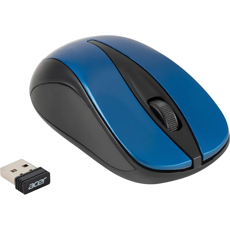 Мышь компьютерная Acer OMR132 син/черн. оптич. 1000dpi/2but беспровод. USB 2012562 ZL.MCEEE.01F