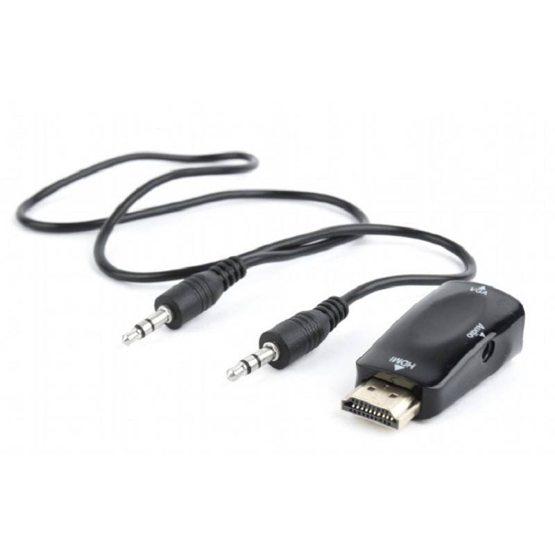 Переходник Cablexpert HDMI - mini-jack 3.5 mm A-HDMI-VGA-02 988942