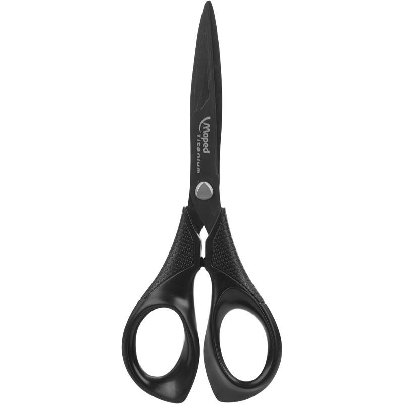 Ножницы Maped EXPERT TITANIUM 170 мм, с титан.покр.симметр.цв.черн 391123 684110