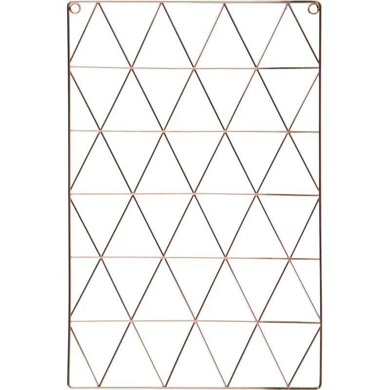 Доска органайзер-решетка Attache 36x55см розовое золото, 3 зажима в наб 1847629