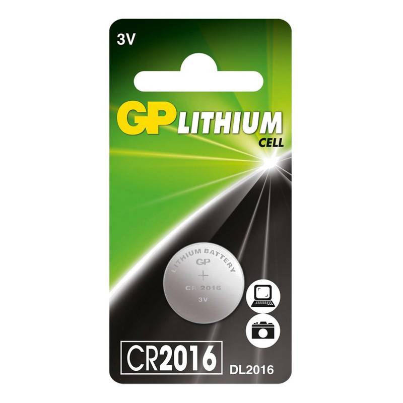 Батарейка GP таблетка CR2016 CR2016-2C1 216800