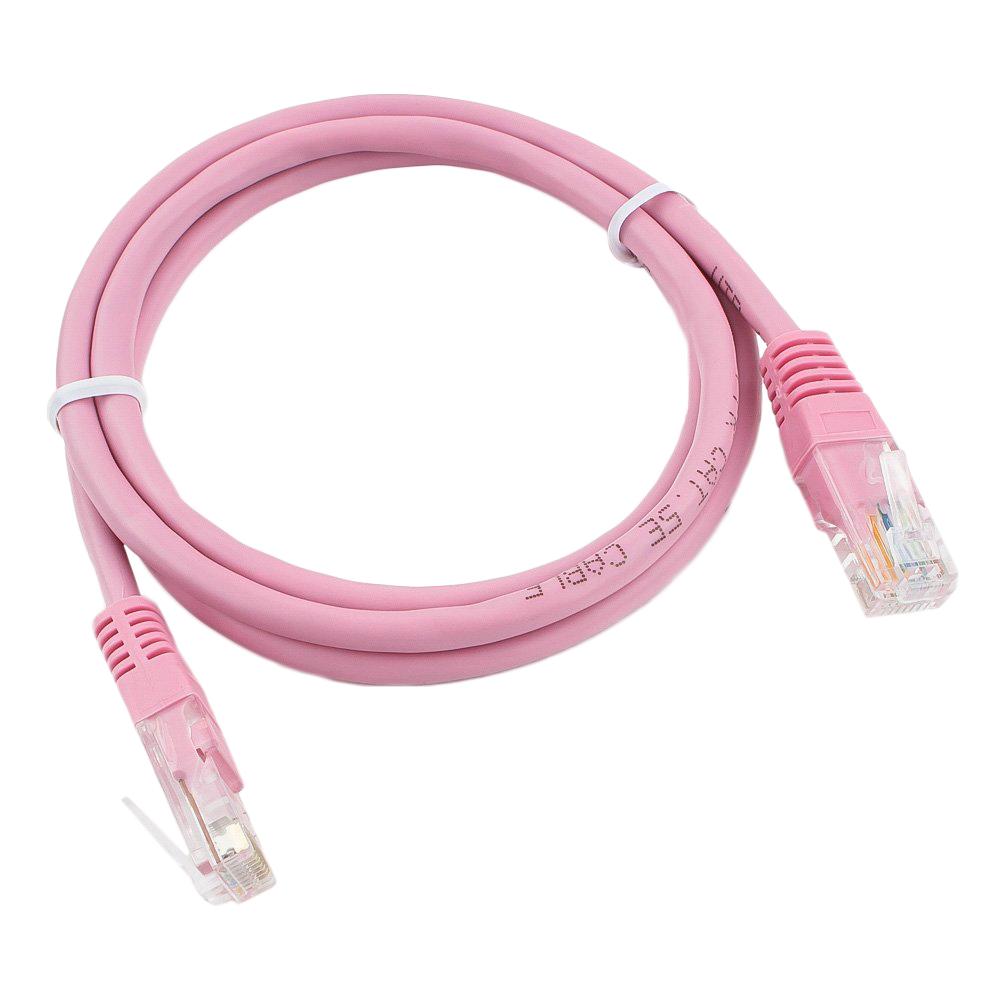 Патч-корд UTP Cablexpert PP12-1M/RO кат.5e, 1м, розовый 1124728