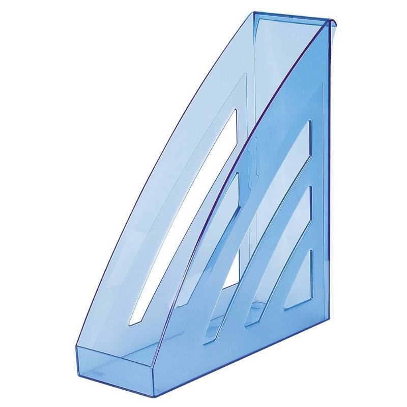 Вертикальный накопитель Attache City пластиковый синий ширина 90 мм 479425