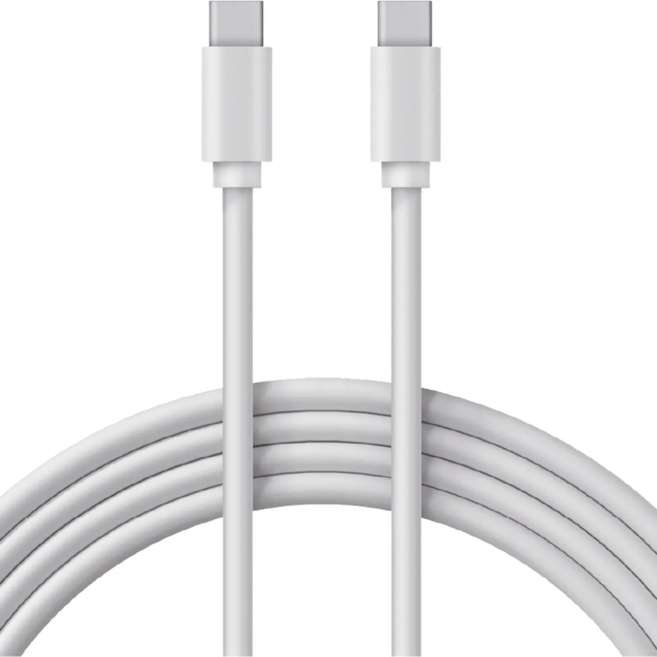 Кабель REXANT Type-C - Type-C, 2A, 1м, ПВХ, белый (18-1833) 2334673