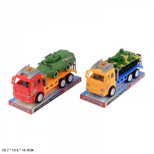 Трейлер инерционный + танк (цвет в асс) C571-H11035