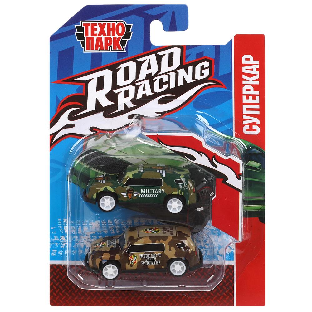 Машинки металлические "Роад Рейсинг", 7,5 см. 2 шт (в асс) Технопарк RR-SET-0161-R