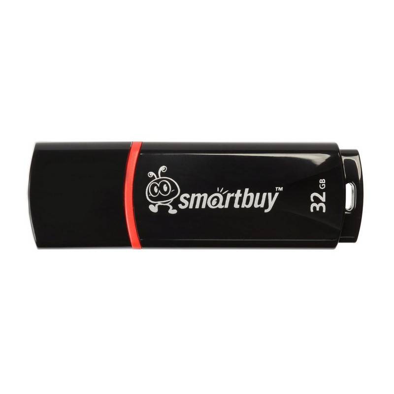 Флеш-память SmartBuy Crown 32 Gb USB 2.0 черная SB32GBCRW-K 445908