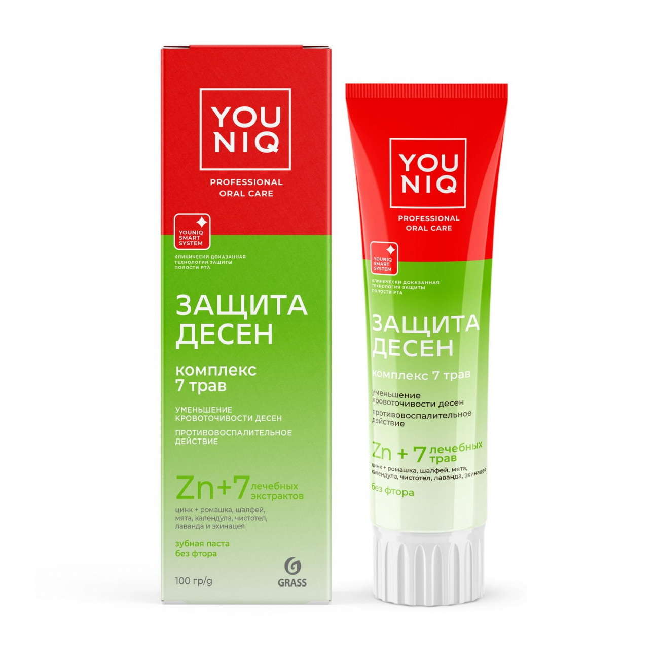 Grass YOUNIQ Зубная паста защита десен 100гр 145091