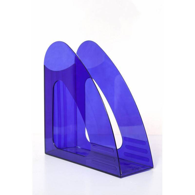 Вертикальный накопитель Attache пластиковый синий ширина 90 мм 731884