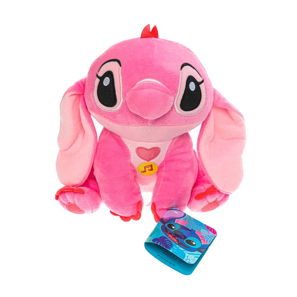 Игрушка мягкая Стич, сидячий, 20 см. озвученный, розовый, Мульти-пульти M118067SP-20S-WOD