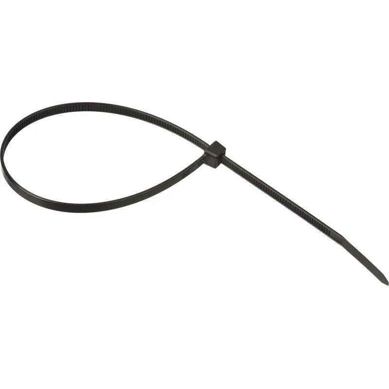 Хомут стяжка нейлоновая TOPFORT 5х300 черный 100 шт/уп 2097646