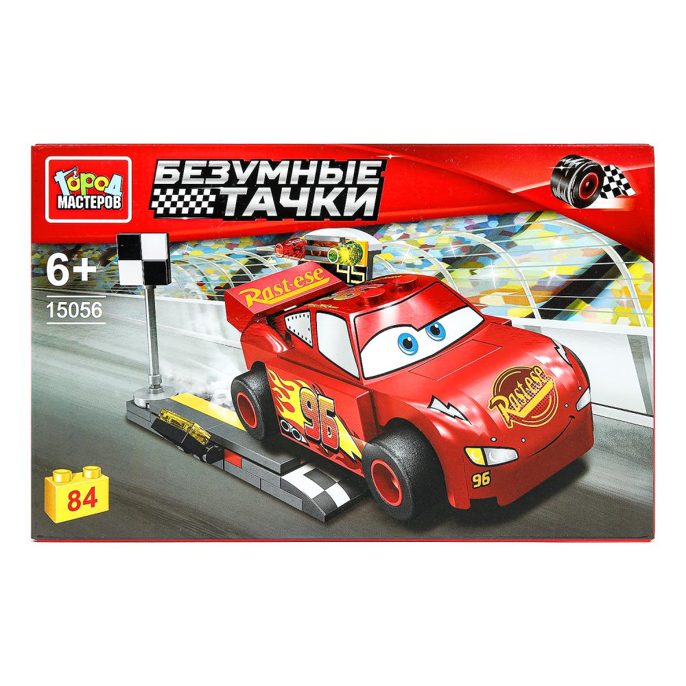 Конструктор "Безумные Тачки" 84 дет. Город Мастеров 15056-ZH