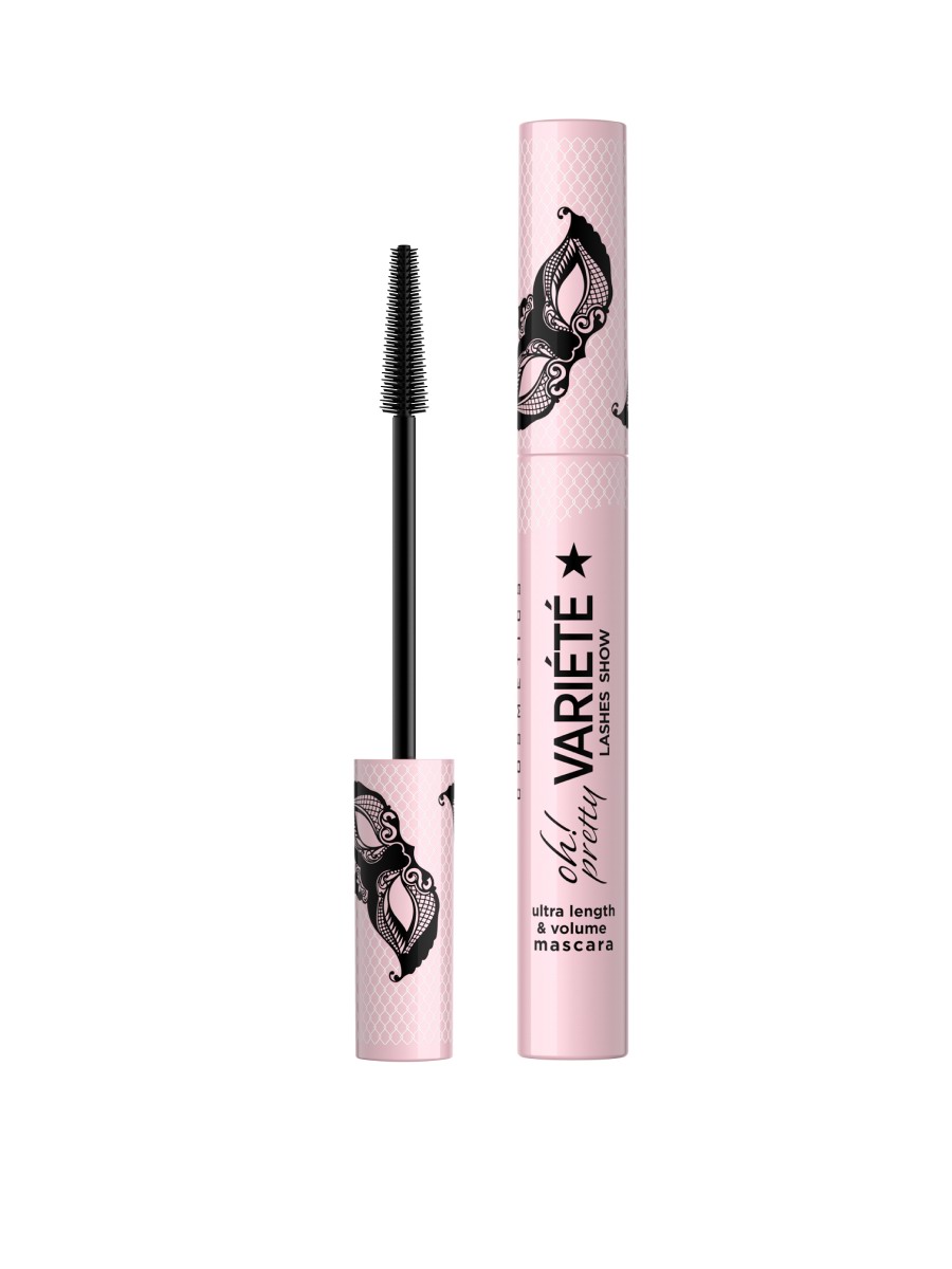EVELINE Variete Oh! Pretty Удлиняющая тушь для ресний Black, черная 10мл 5903416038245