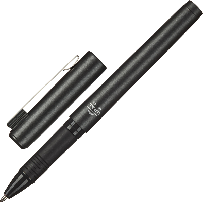 Ручка гелевая неавтомат. Deli Upal шар.1мм лин0,7мм черн,манж,EG61-BK 1744266