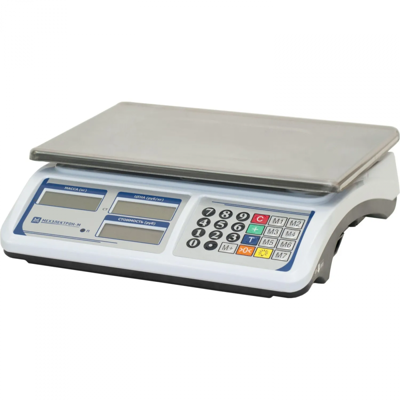 Весы торговые Мехэлектрон-М ВР4900-15-2Д-ДБ 16 до 15 кг,LЕD 2291847