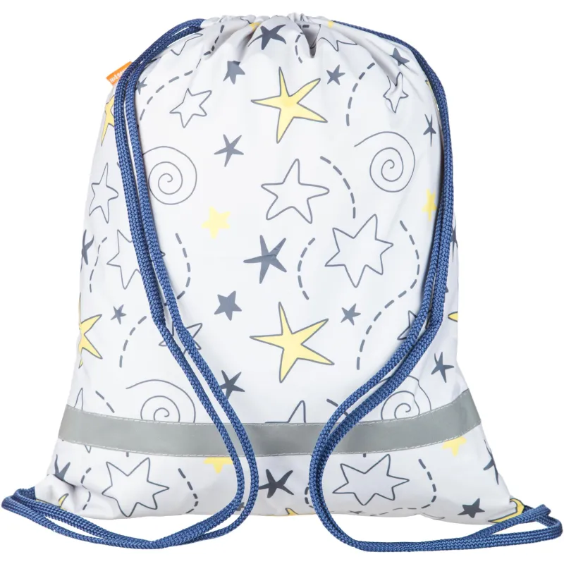 Мешок для обуви Комус Класс Серый со звездами,МО-26-1с, 360x470 мм, светоот 1557016