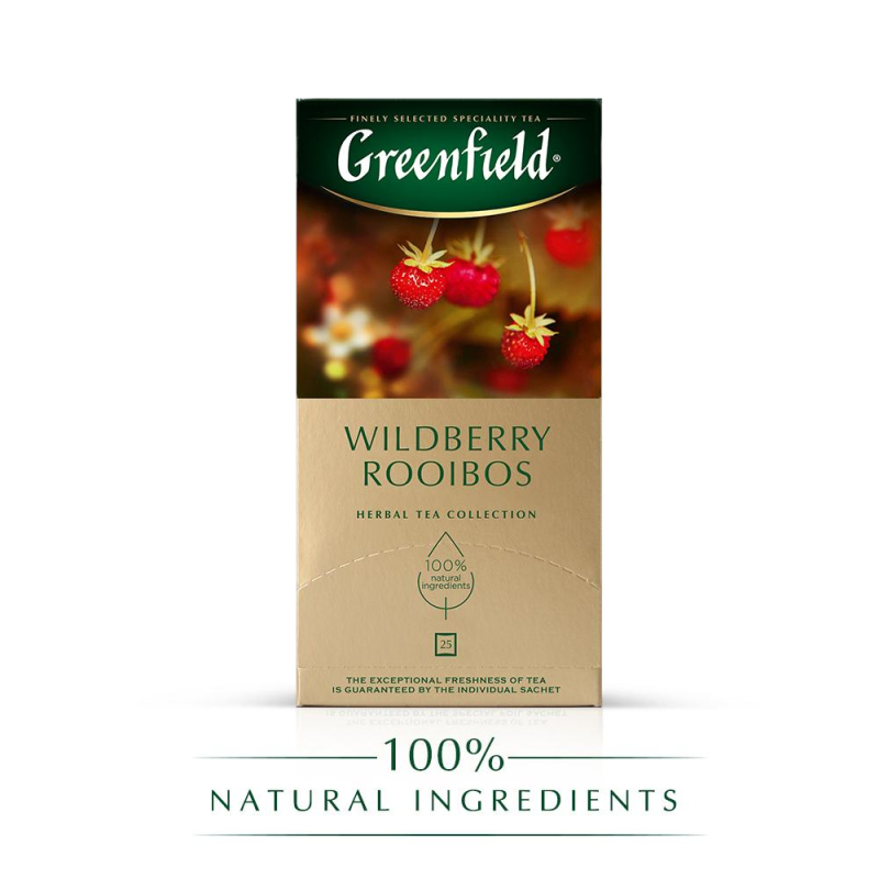 Чай Greenfield Wildberry Rooibos трав, 25пак 1390-10 1007979