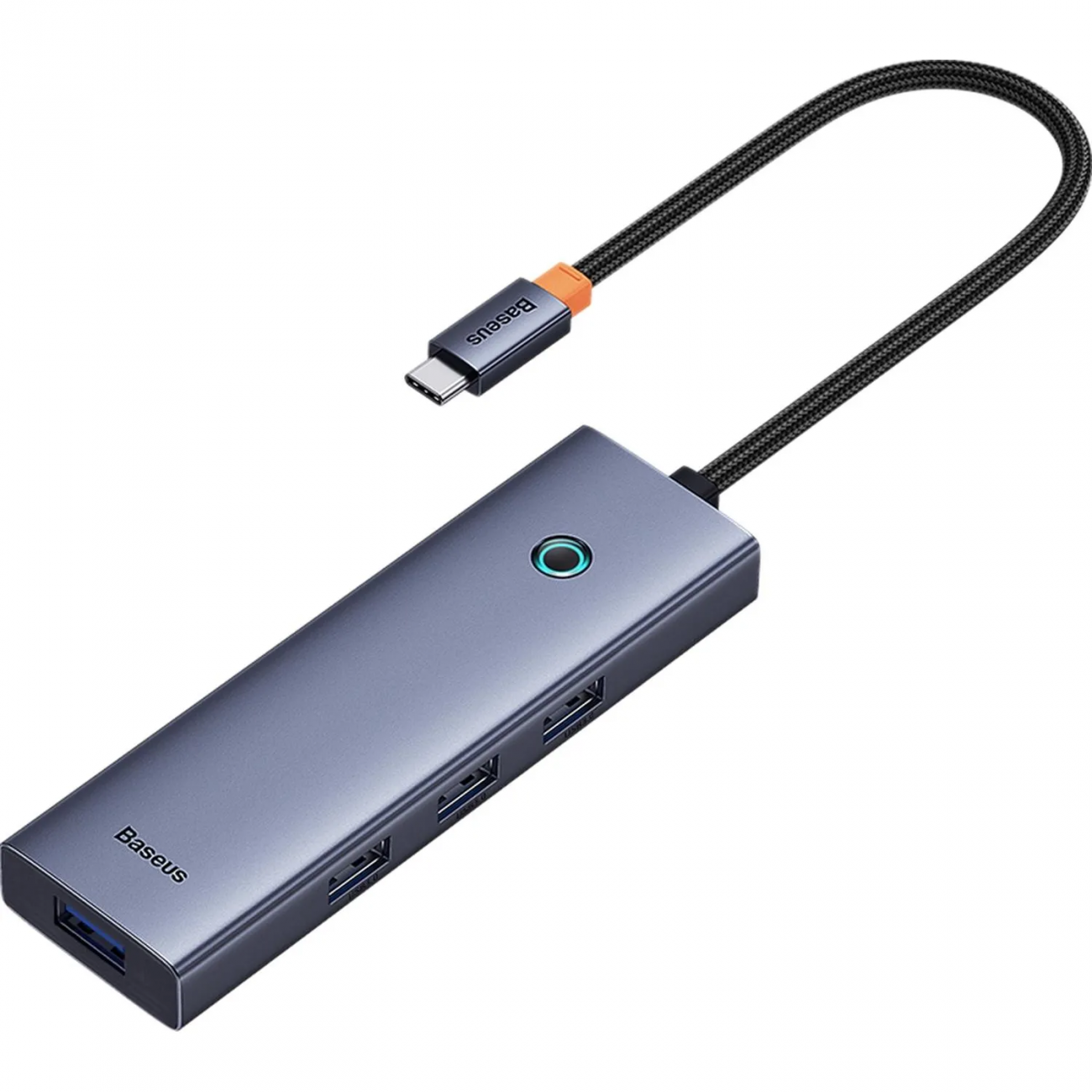 Разветвитель USB Baseus UltraJoy 4-Port Sp.Grey C-USB3.0 B0005280A813-03 2399354