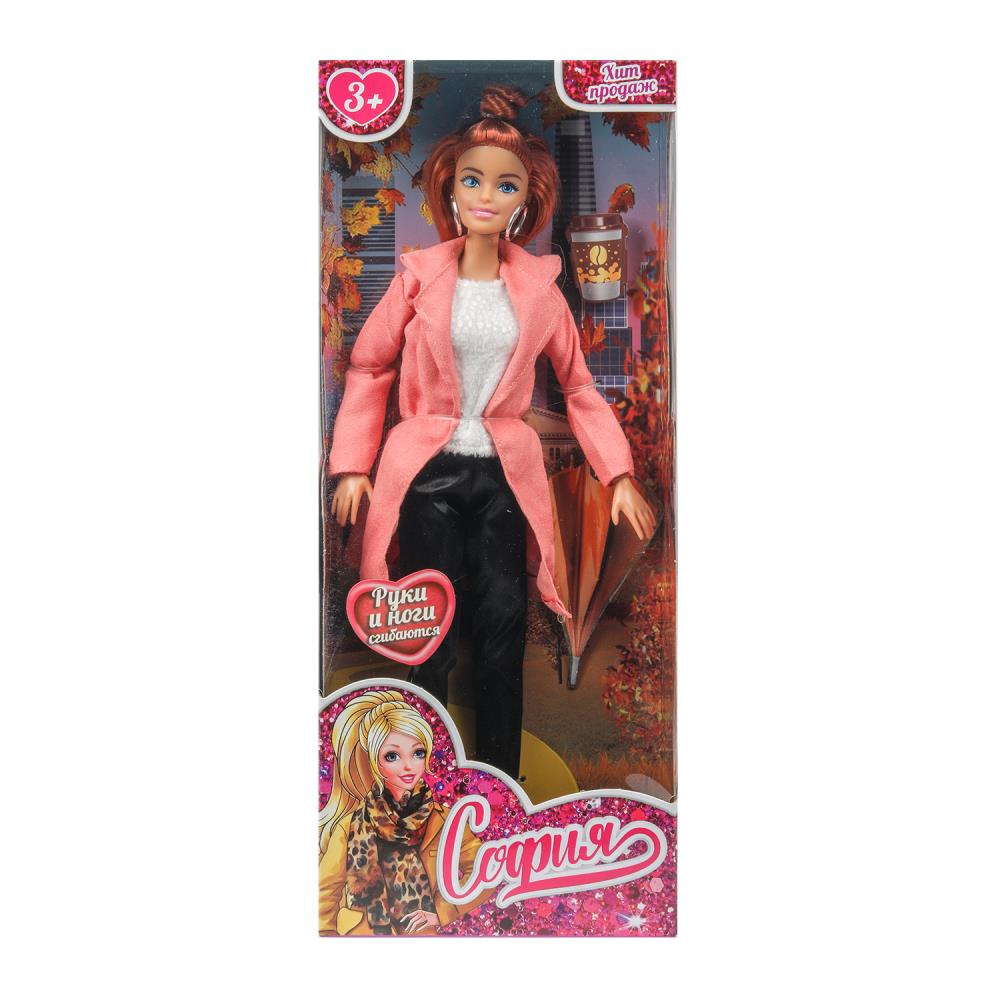 Кукла София Осенняя прогулка с аксесс. шарнирная, 29 см. Карапуз 66001-F27-S-BB