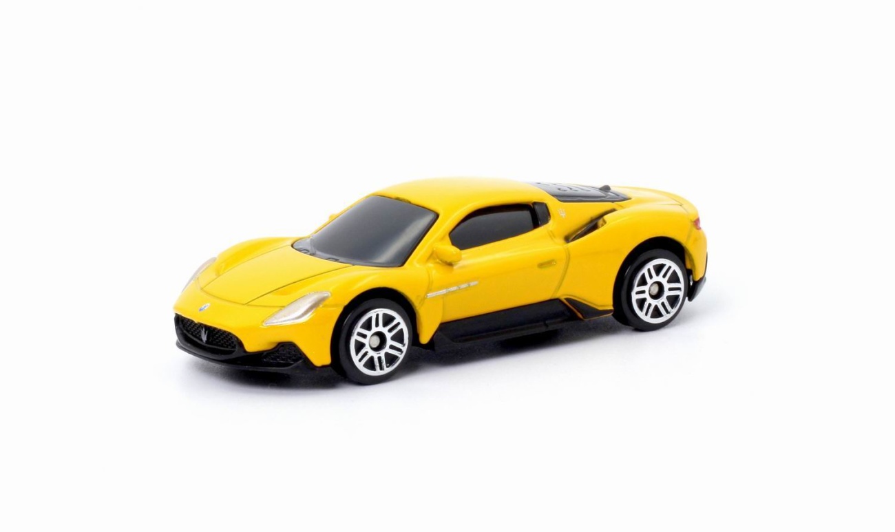 Машина металлическая RMZ City 1:64 Maserati MC 2020, без механизмов, желтый цвет 344982S-Y
