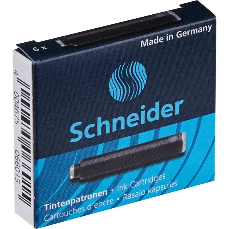 Чернила в патронах Schneider черные (6 штук в уп) 78171