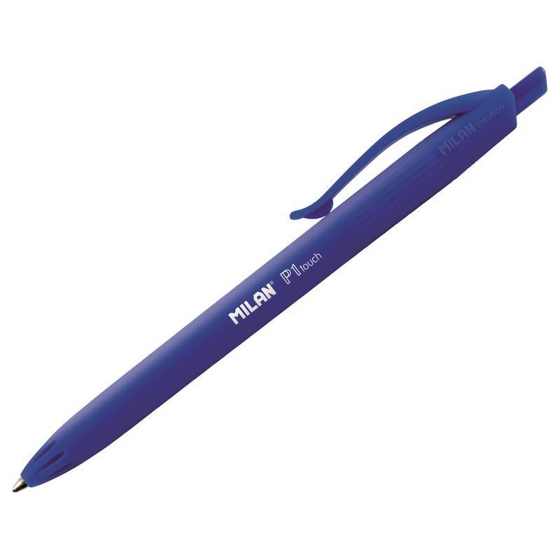 Ручка шариковая автоматическая Milan P1 синяя (толщина линии 1 мм) 966874