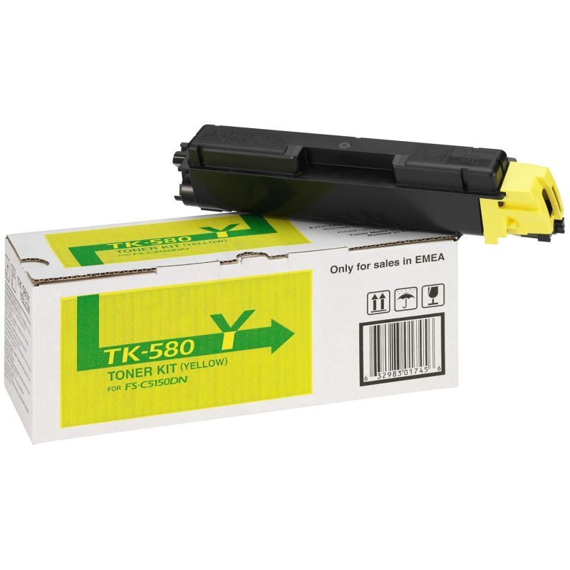 Тонер-картридж Kyocera TK-590Y жел. для FS-C2026MFP/C2626 283442 1T02KVANL0