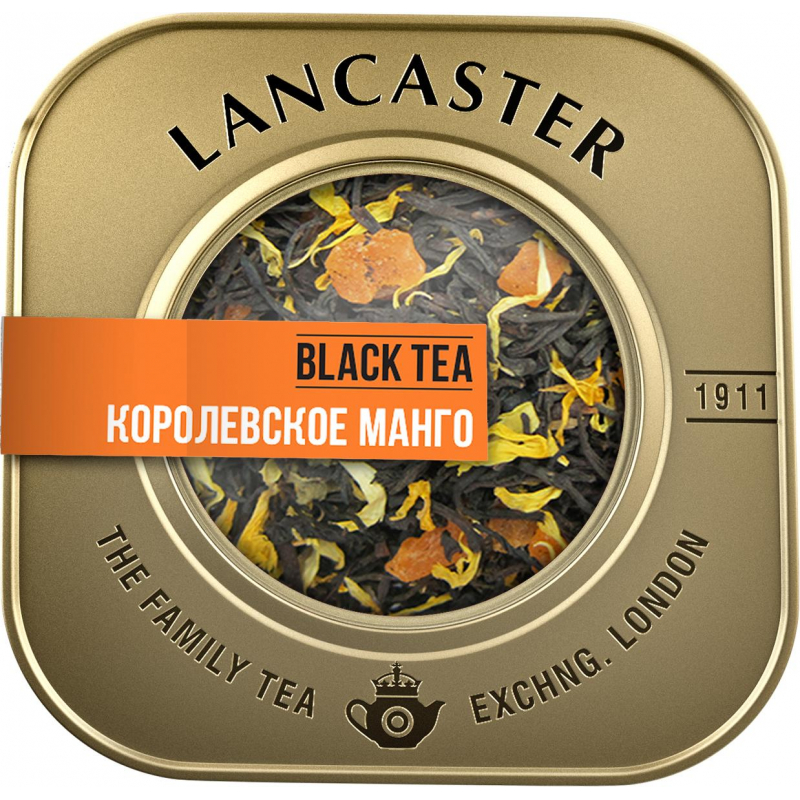 Чай LANCASTER черный с ароматом манго ж/б, 75г 1445847
