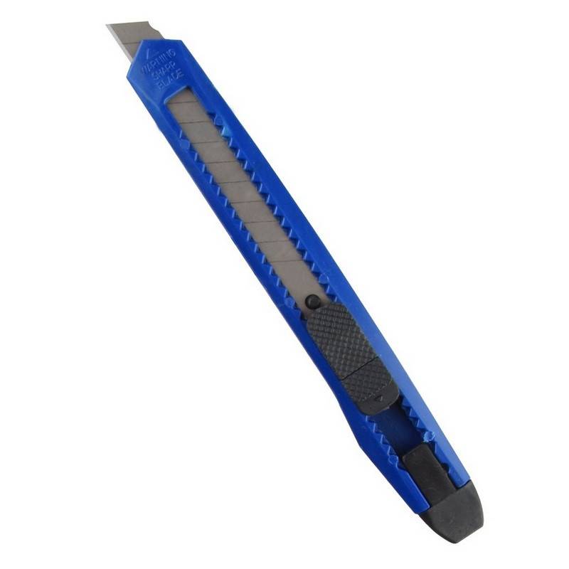Нож канцелярский Attache Economy с фиксатором (ширина лезвия 9 мм) 882893