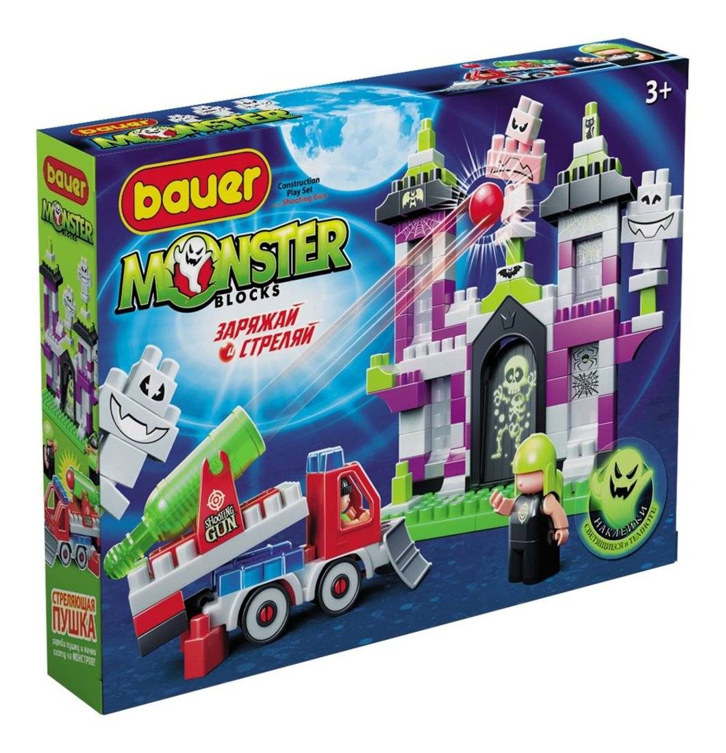 Конструктор Monster blocks, дом с привидениями, 155 элементов Bauer 823