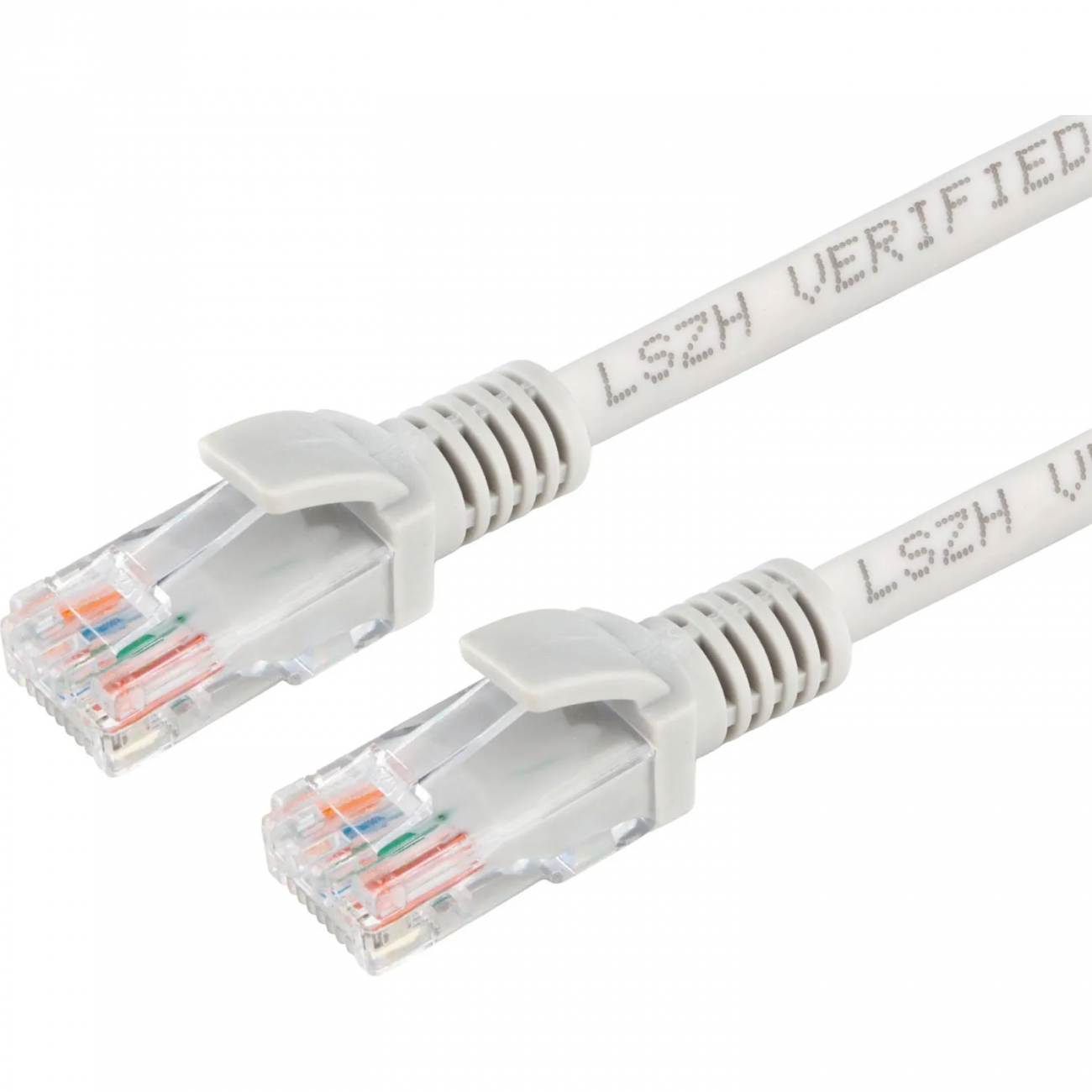 Патч-корд LSZH UTP Cablexpert кат.5e, 1м, литой, многожильный (серый) 2288665 PP31-1M