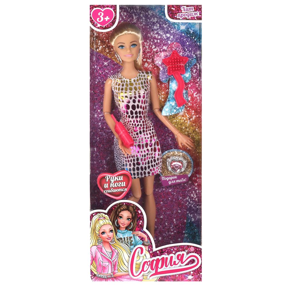 Кукла 29 см. София + аксесс. руки и ноги сгибаются Карапуз 66001-BF57-S-BB