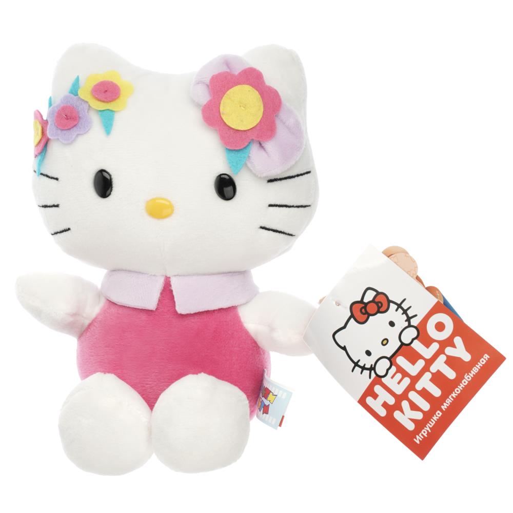 Игрушка мягкая Санрино GmbH, Hello Kitty, 17 см. с венком Мульти-пульти V125238HK-17NS-WOD (24)