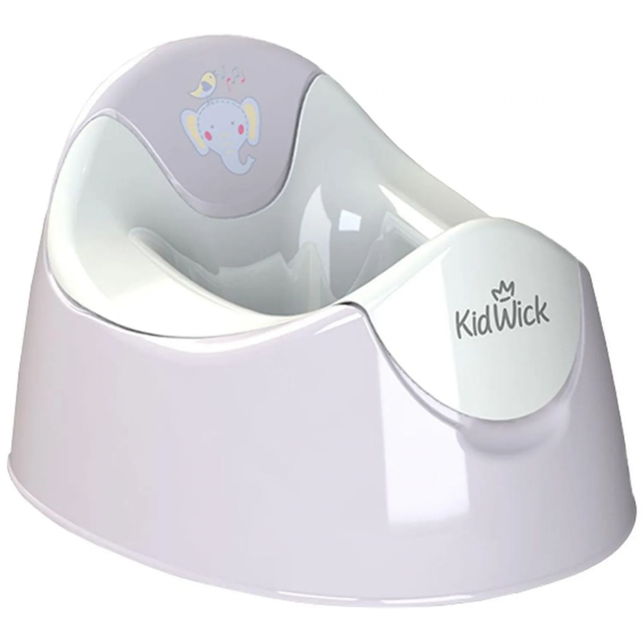 Горшок туалетный Kidwick МП Трио, серый/белый 2070787 KW090401