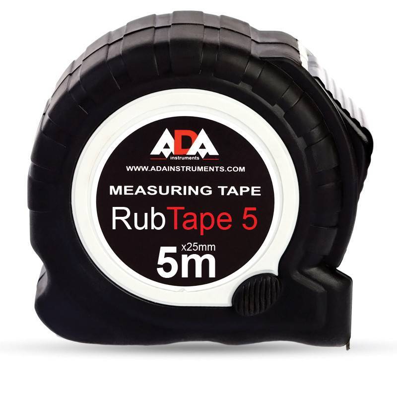 Рулетка ADA RubTape 5 5м x 25мм с фиксатором 484366