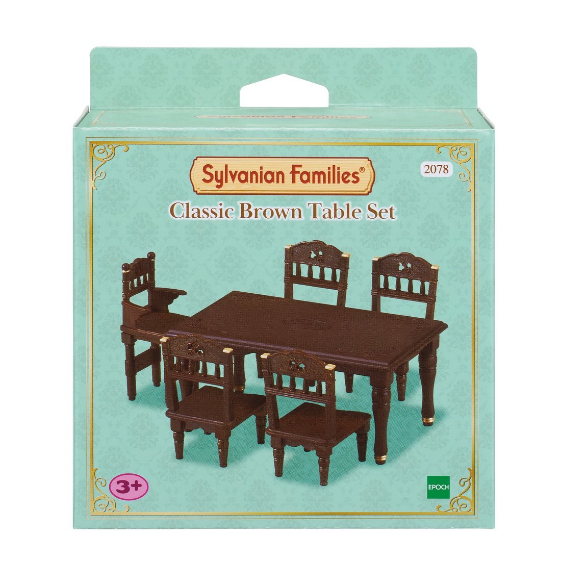 Игровой набор Классический коричневый стол Sylvanian Families 2078