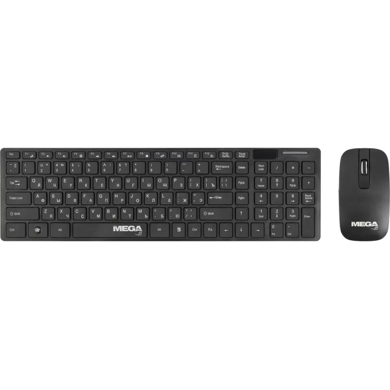 Набор клавиатура+мышь ProMega jet WKMC001 USB WLS RT/2+1ААА/1000dpi/3кн/чер 1948975