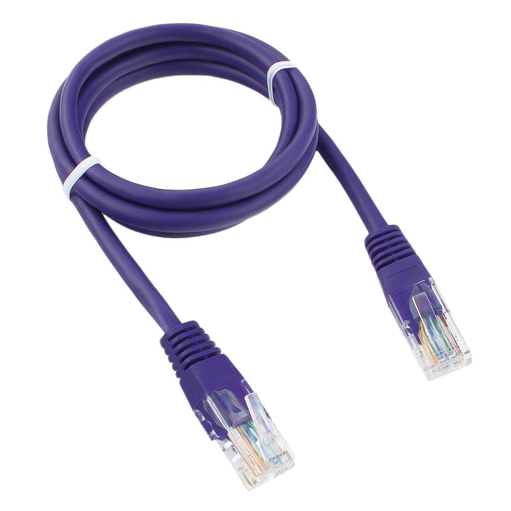 Патч-корд UTP Cablexpert PP12-1M/V кат.5e, 1м, фиолетовый 1124731