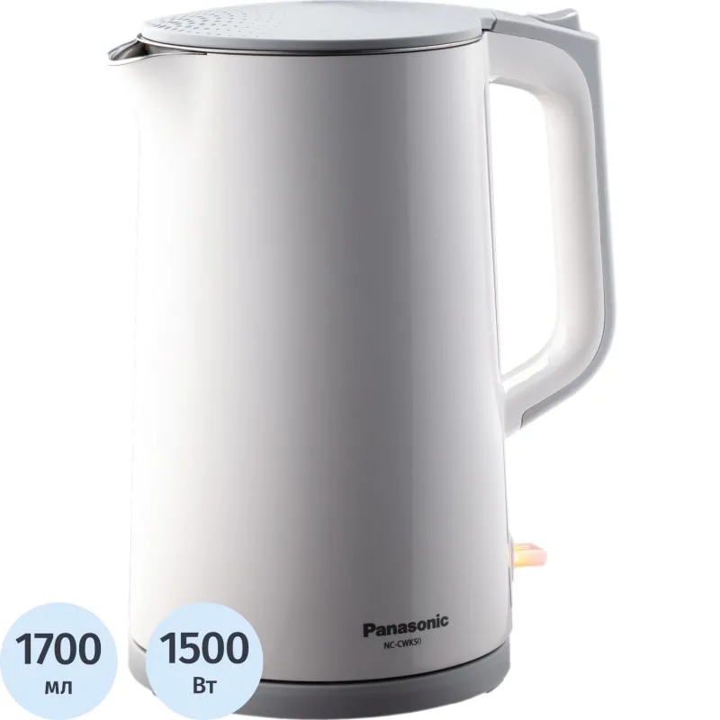 Чайник Panasonic NC-CWK50, электрический, белый 2104475