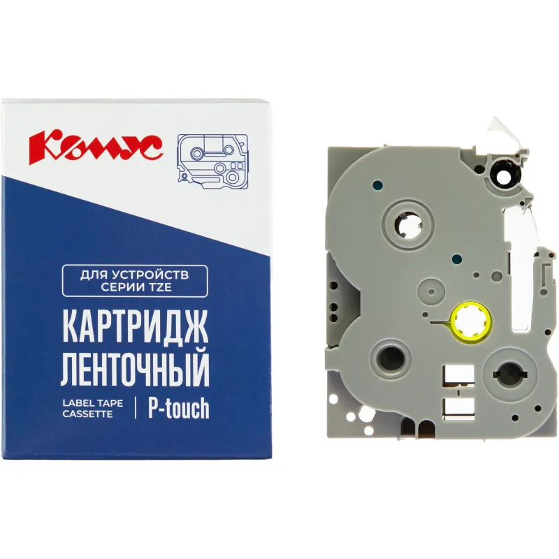Картридж Комус TZE-364(Brother TZE-364 золотой на черном,36мм/8м) 1944218 RL-B-T364P-GO/BK-36MM*8M