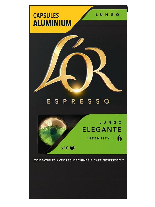 Кофе в капсулах L'OR Espresso Lungo Elegante,10шт/уп 1722028 4028596