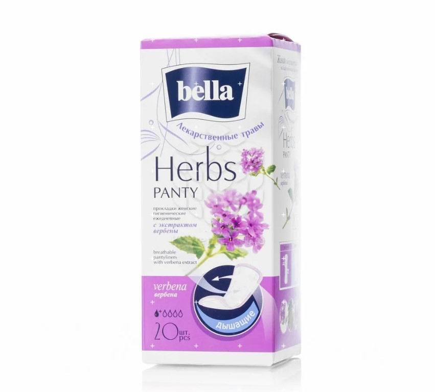 Прокладки ежедневные Bella Panty Soft Herbs Verbena 20шт 5900516312114