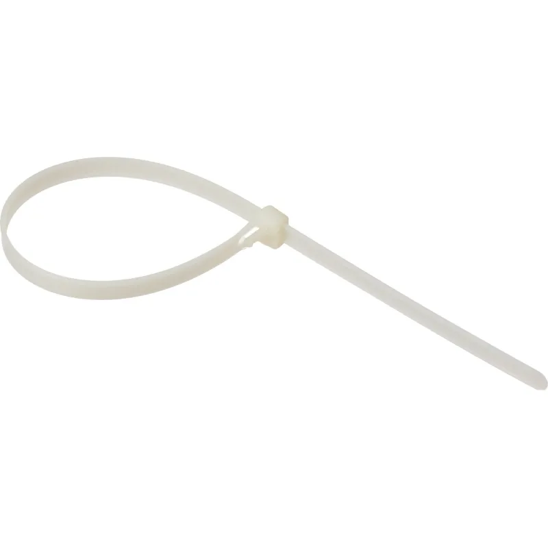 Хомут стяжка нейлоновая TOPFORT 5х300 белый 100 шт/уп 2097658