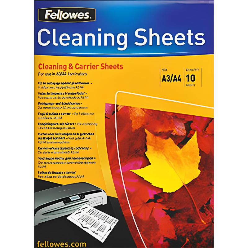 Комплект чистящих листов Fellowes fs-53206 для ламинаторов 10шт 1866849