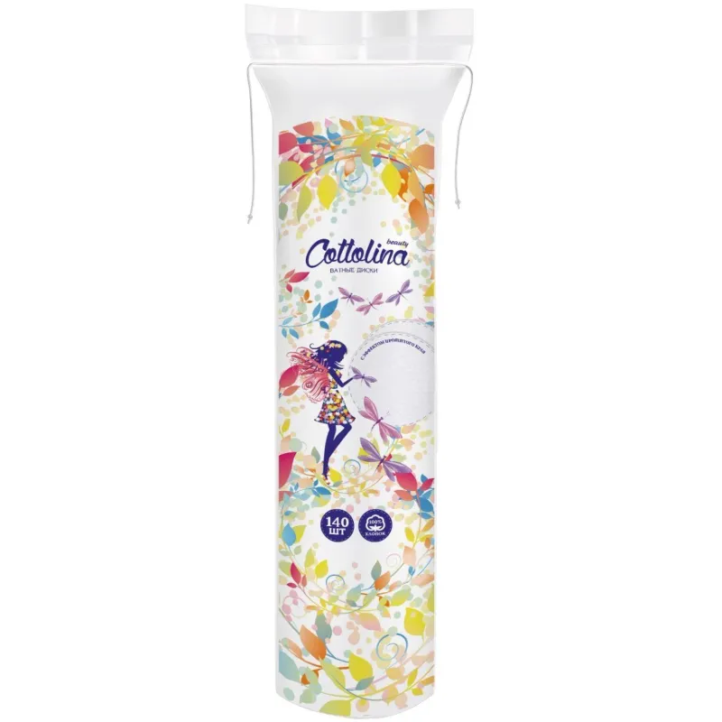 Диски ватные Коттолина 140 шт/уп Cottolina 2054804 КЛ-31/0-ПЗ140/0-К35